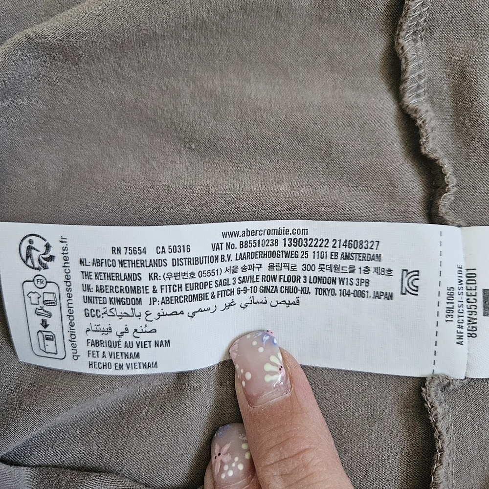 Abercrombie And Fitch Soft A+F Essentials Baby Te… - image 4